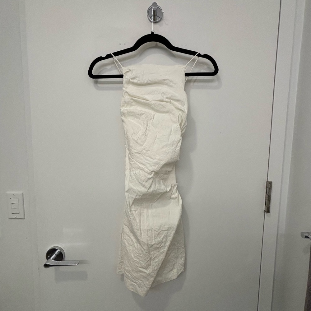 Zara Cream Backles Dress